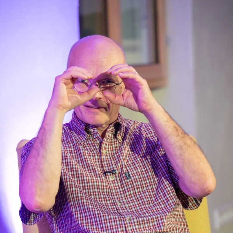 Holger Hansen bei den ArbeitsLebensGeschichten in der Schaffarei, Feldkirch