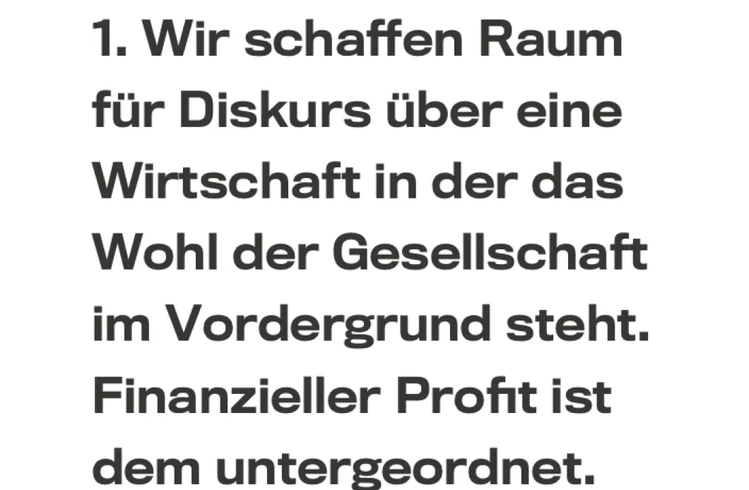 Schaffarei Manifest Zukunft der Arbeit  - 1