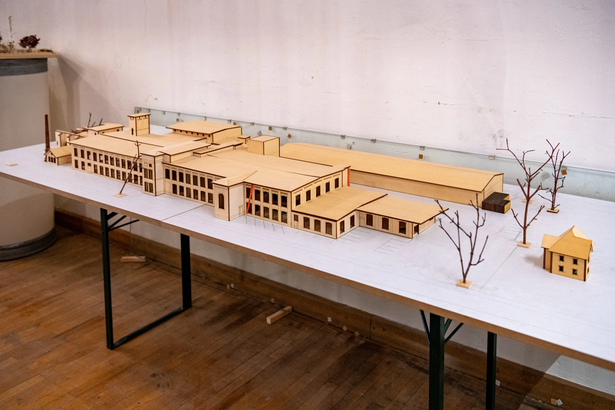 Architekturmodell der Fabrik Klarenbrunn