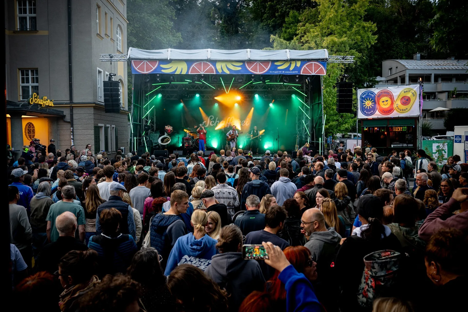 Schaffarei Festival 2025 – Freitag – Großaufnahme des Publikums