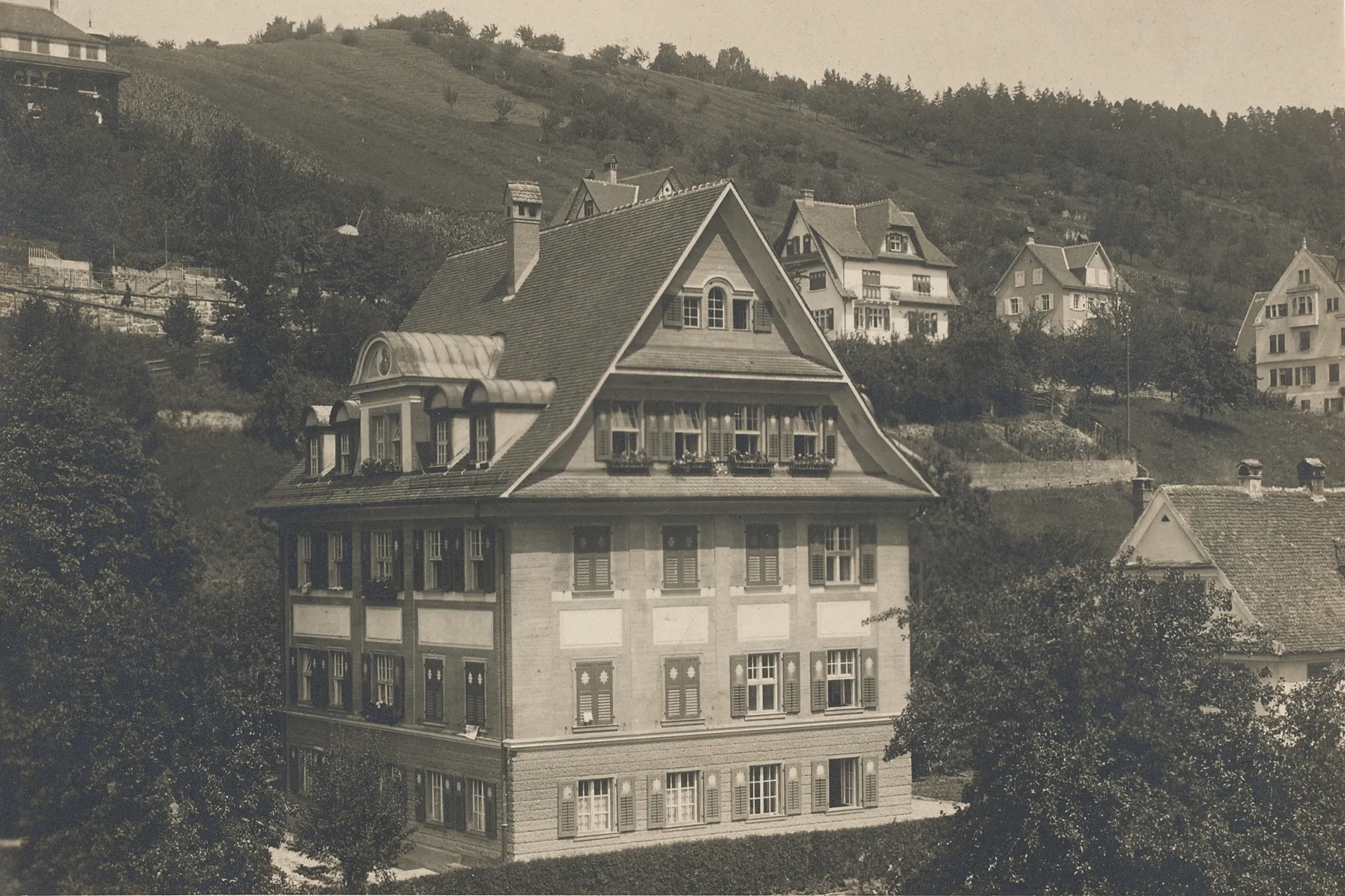 Historische AUfnahem des Schaffarei Hauses