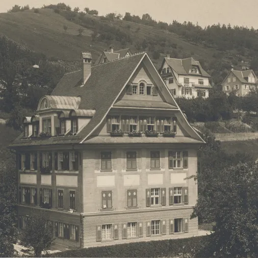 Historische AUfnahem des Schaffarei Hauses