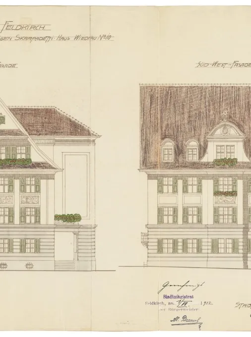 Stadbauamt Plan von 1913