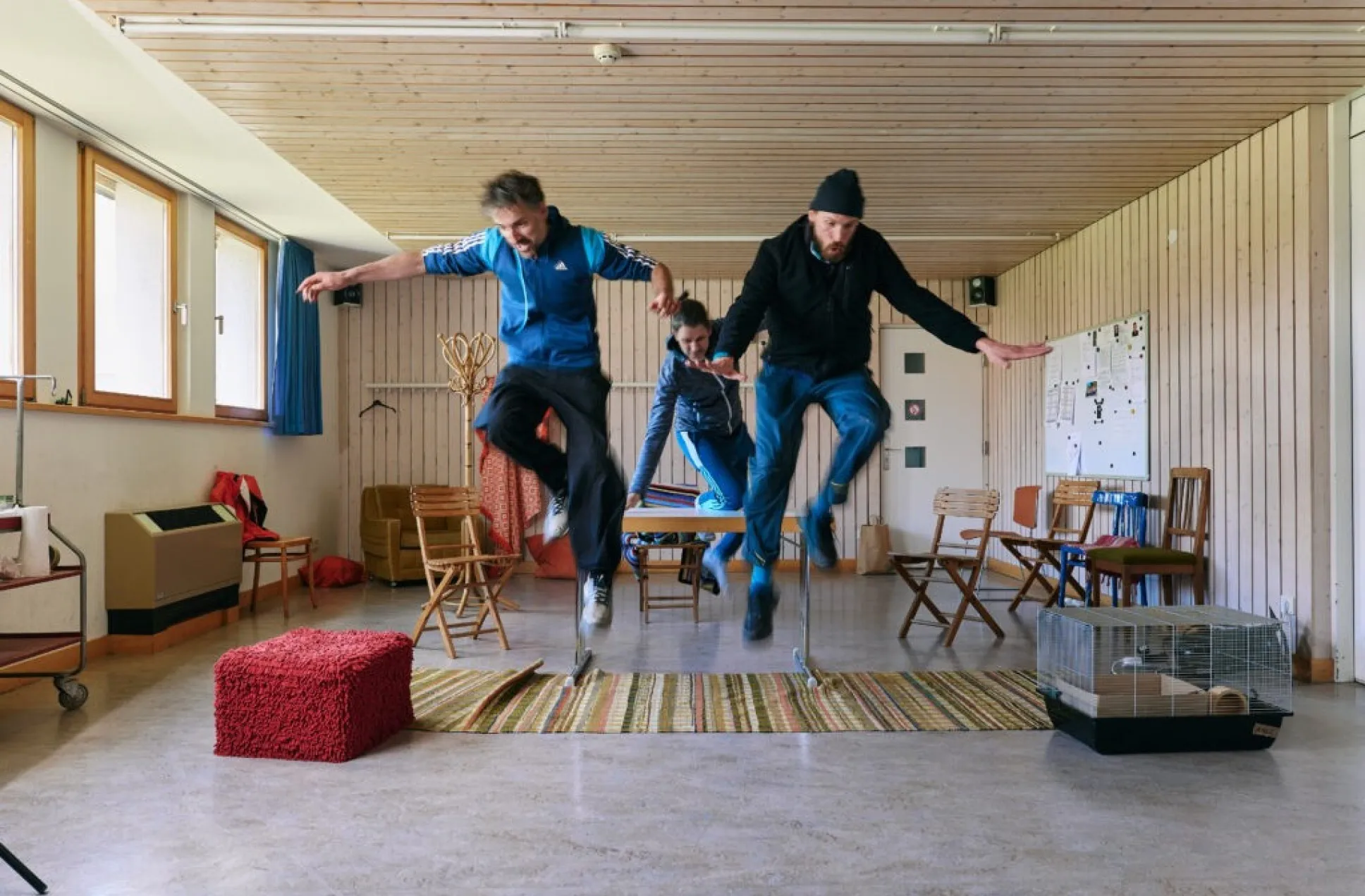 Ensemble Cafe Fuerte am Proben