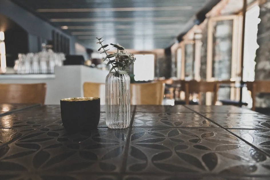 Innenaufnahme vom Restaurant in der Schaffarei, Feldkirch