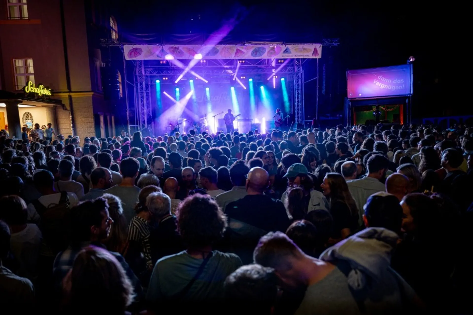 Schaffarei Bühne beim Schaffarei Festival