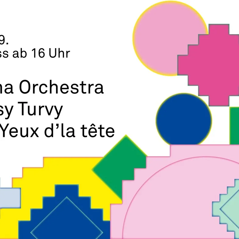 Festival Teaserbild mit bunten Symbolen und Programm Tag 3